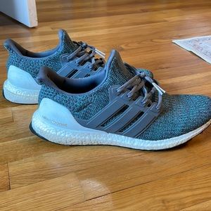 Mens Adidas Ultra Boost Blue/Gray
